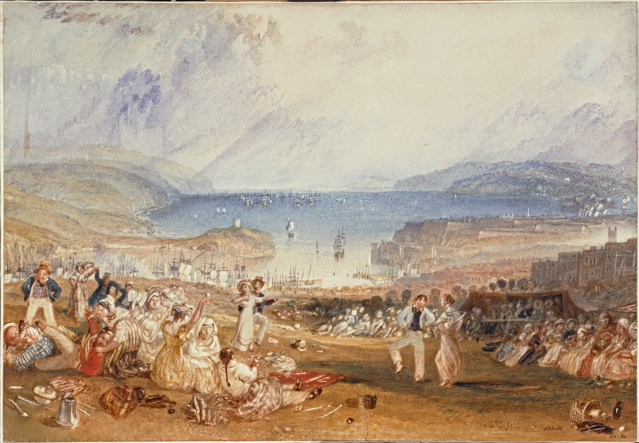 Plymouth, Devonshire ... (akvarel na papíře) od Joseph Mallord William Turner