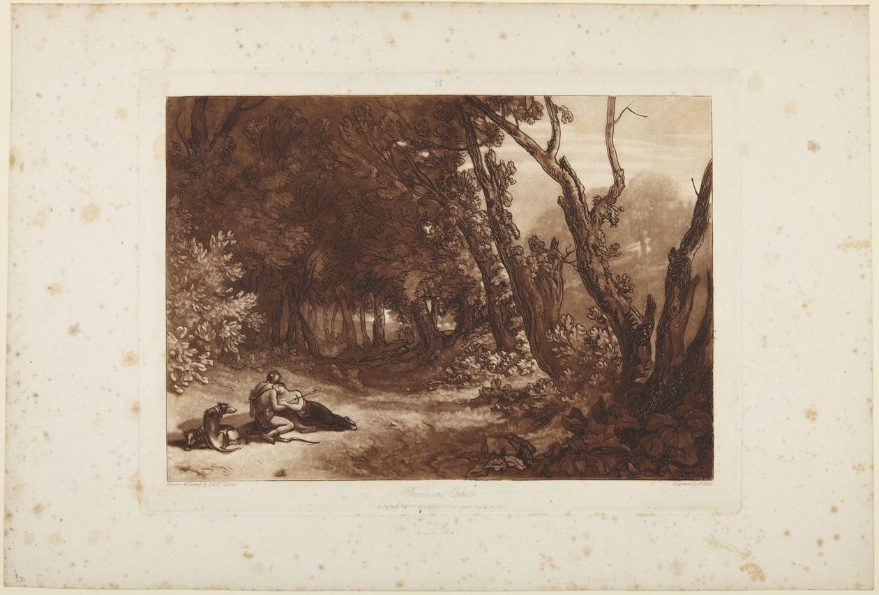 Prokris a Kefalos od Joseph Mallord William Turner