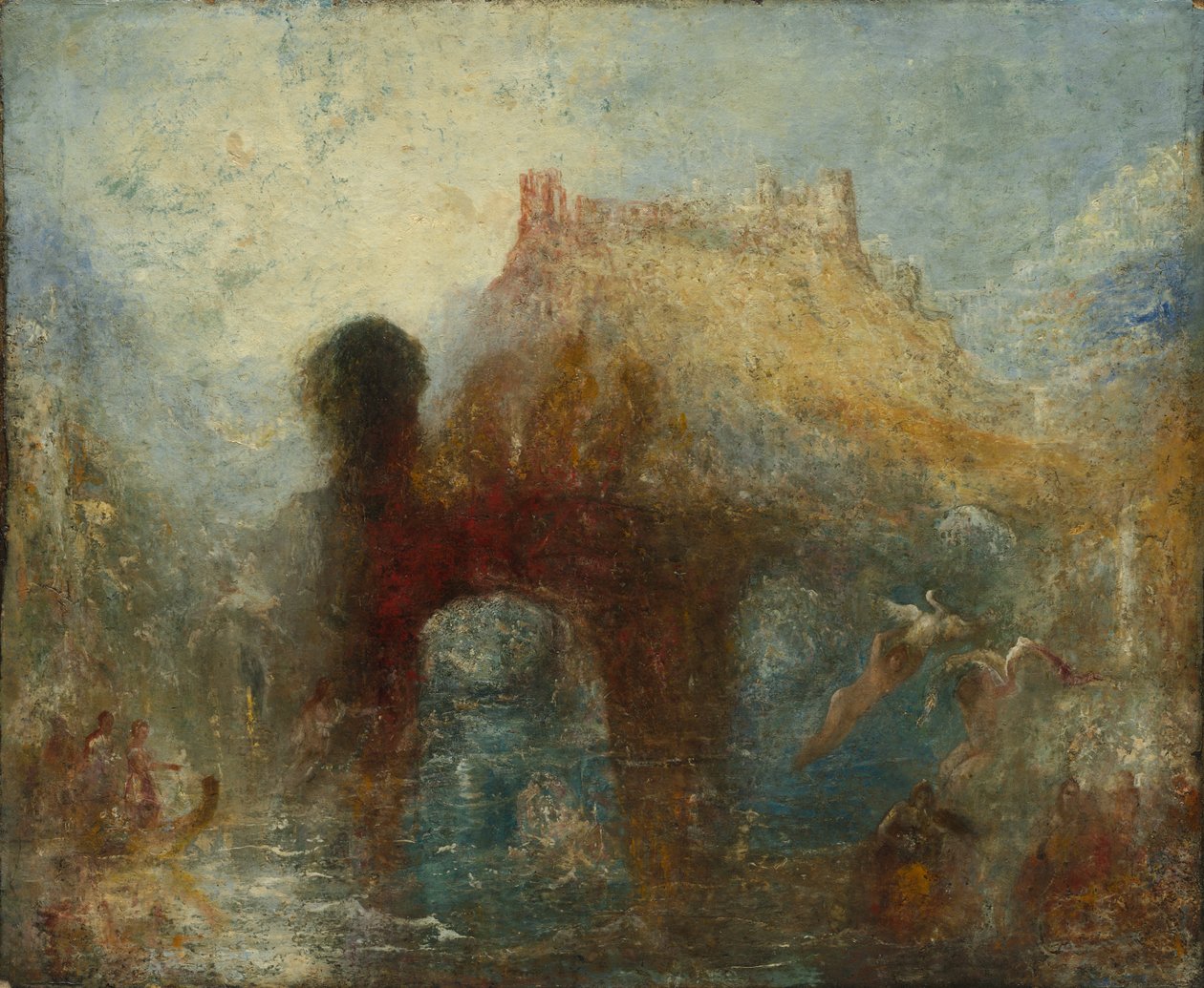 Jeskyně královny Mab od Joseph Mallord William Turner