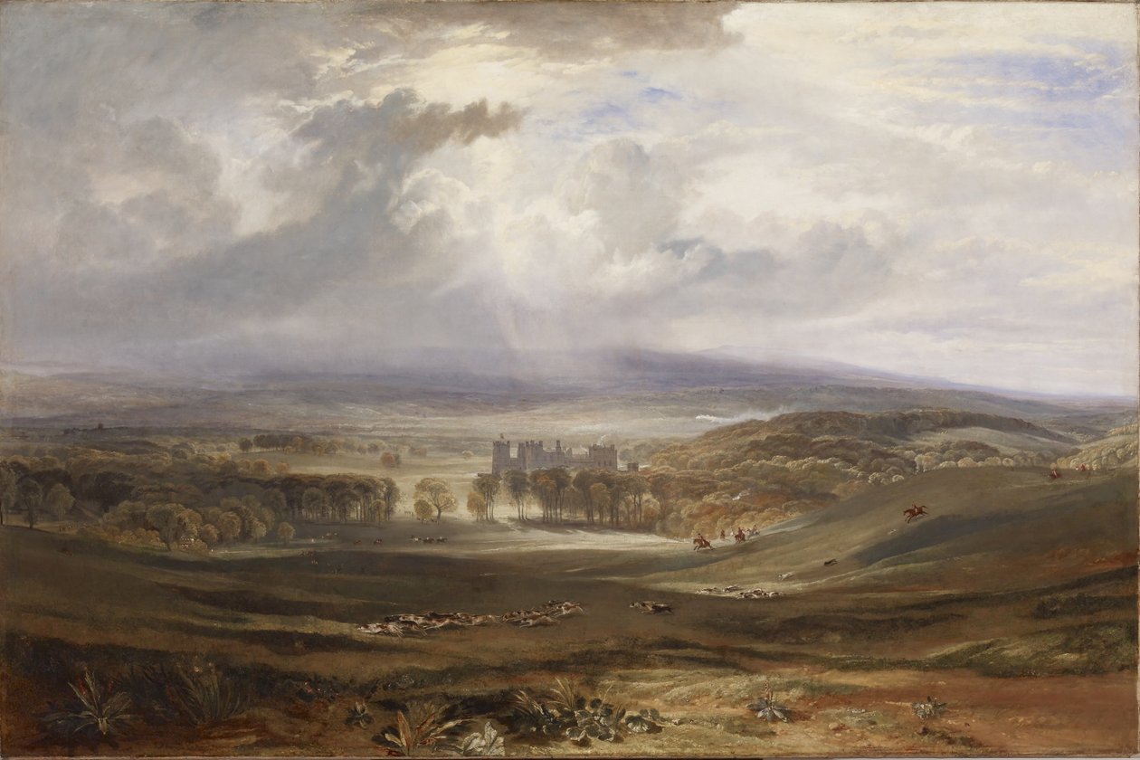 Hrad Raby, sídlo hraběte z Darlingtonu od Joseph Mallord William Turner