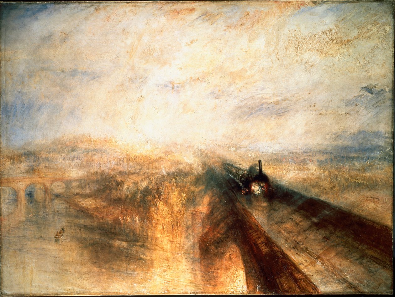 Déšť, pára, rychlost, Velká západní železnice od Joseph Mallord William Turner