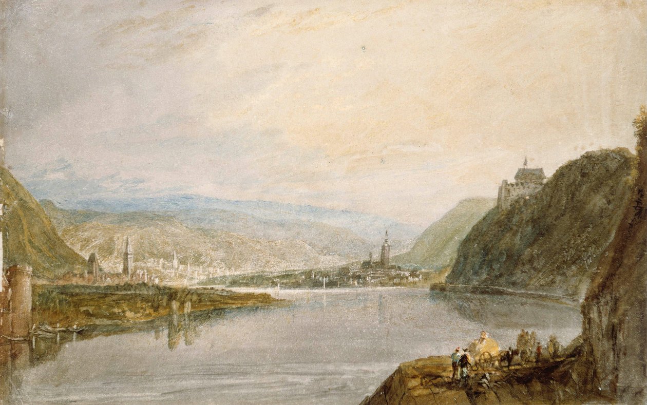 Remagen, Erpel a Linz od Joseph Mallord William Turner