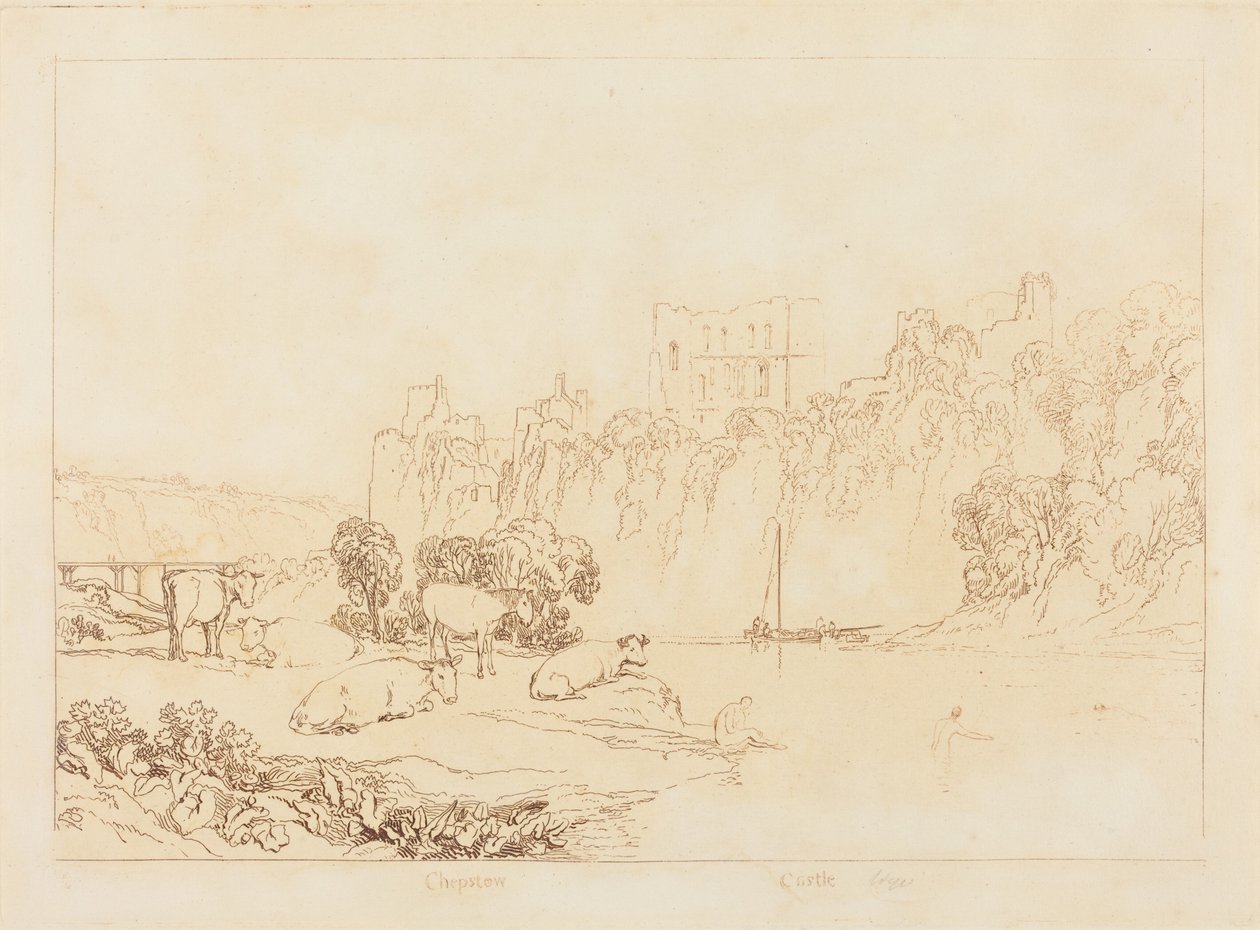 Řeka Wye od Joseph Mallord William Turner