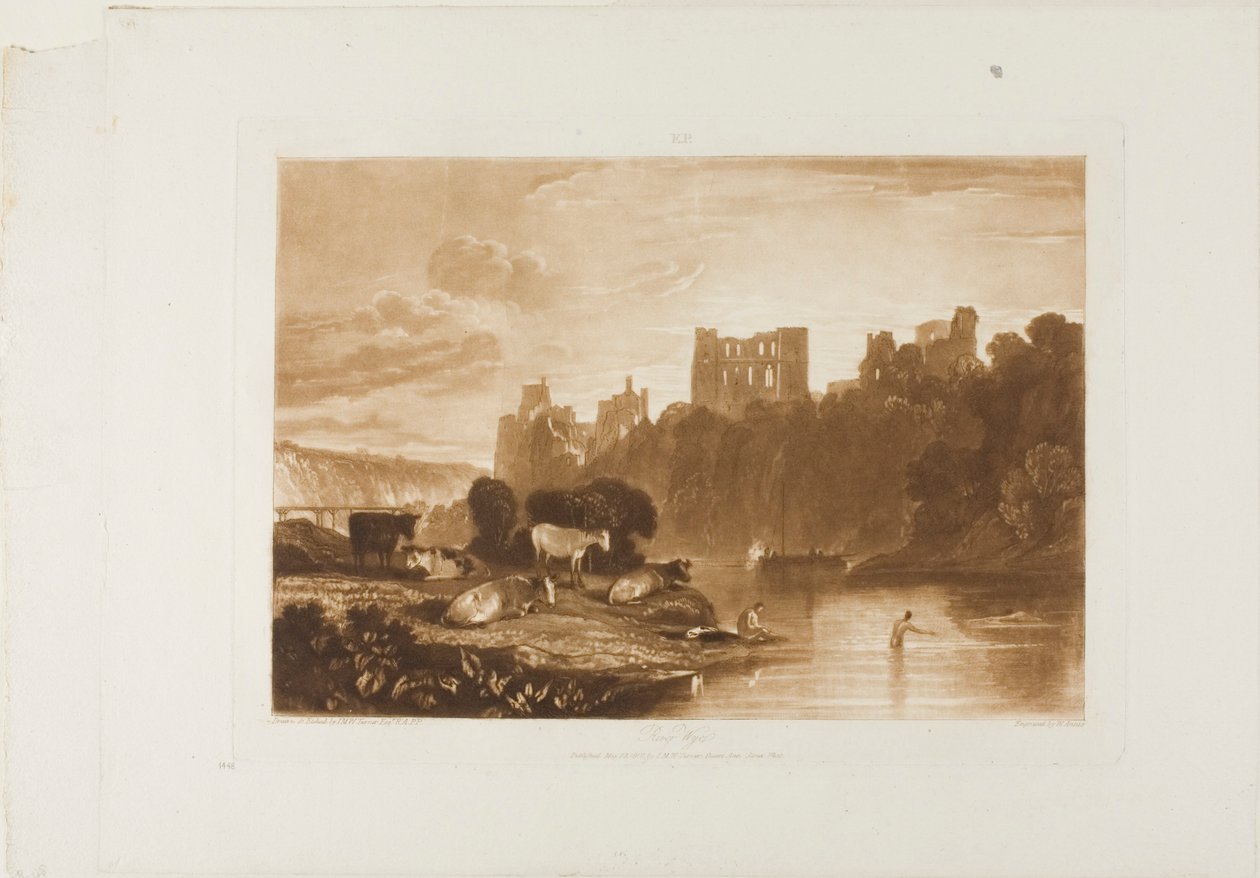 River Wye, deska 48 od Liber Studiorum od Joseph Mallord William Turner