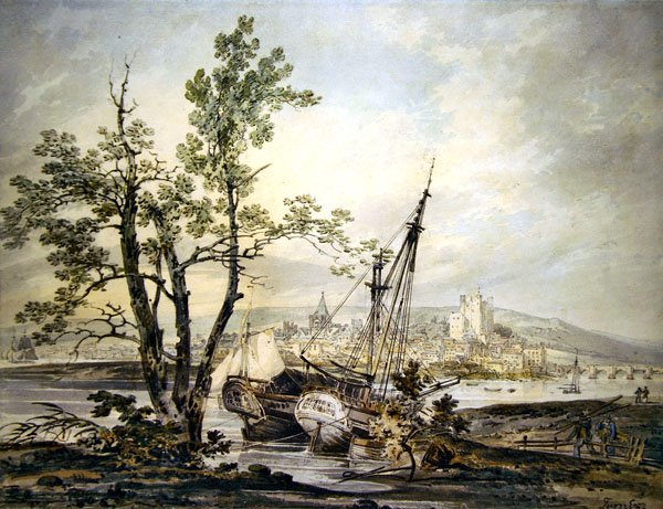 Rochester (tužka a akvarel na papíře) od Joseph Mallord William Turner