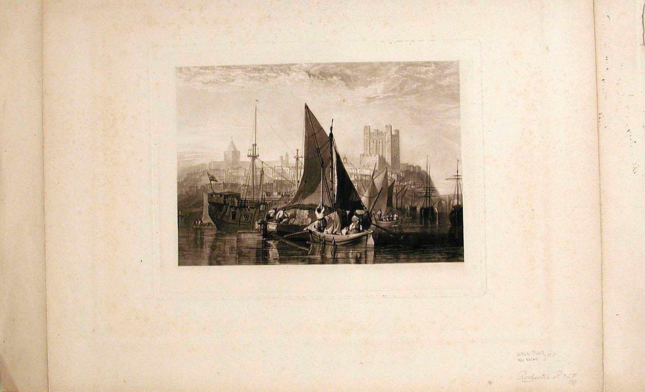 Rochester na řece Medway od Joseph Mallord William Turner