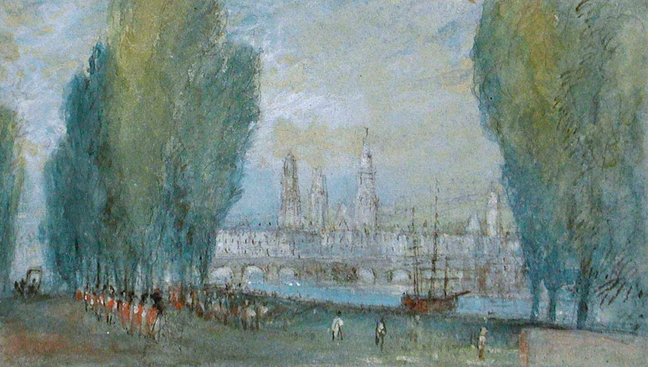 Rouen od Saint-Sever od Joseph Mallord William Turner