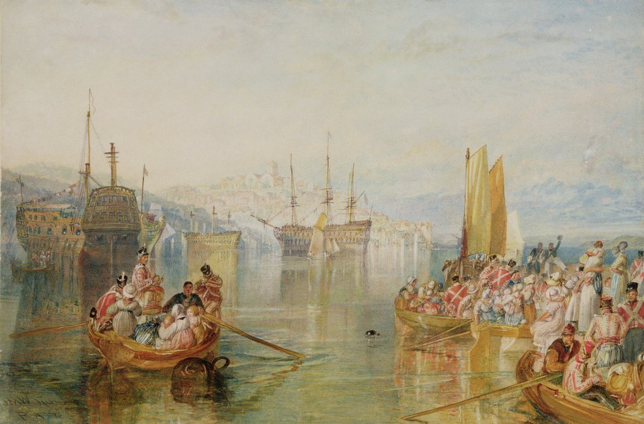 Saltash, Cornwall, 1825 od Joseph Mallord William Turner