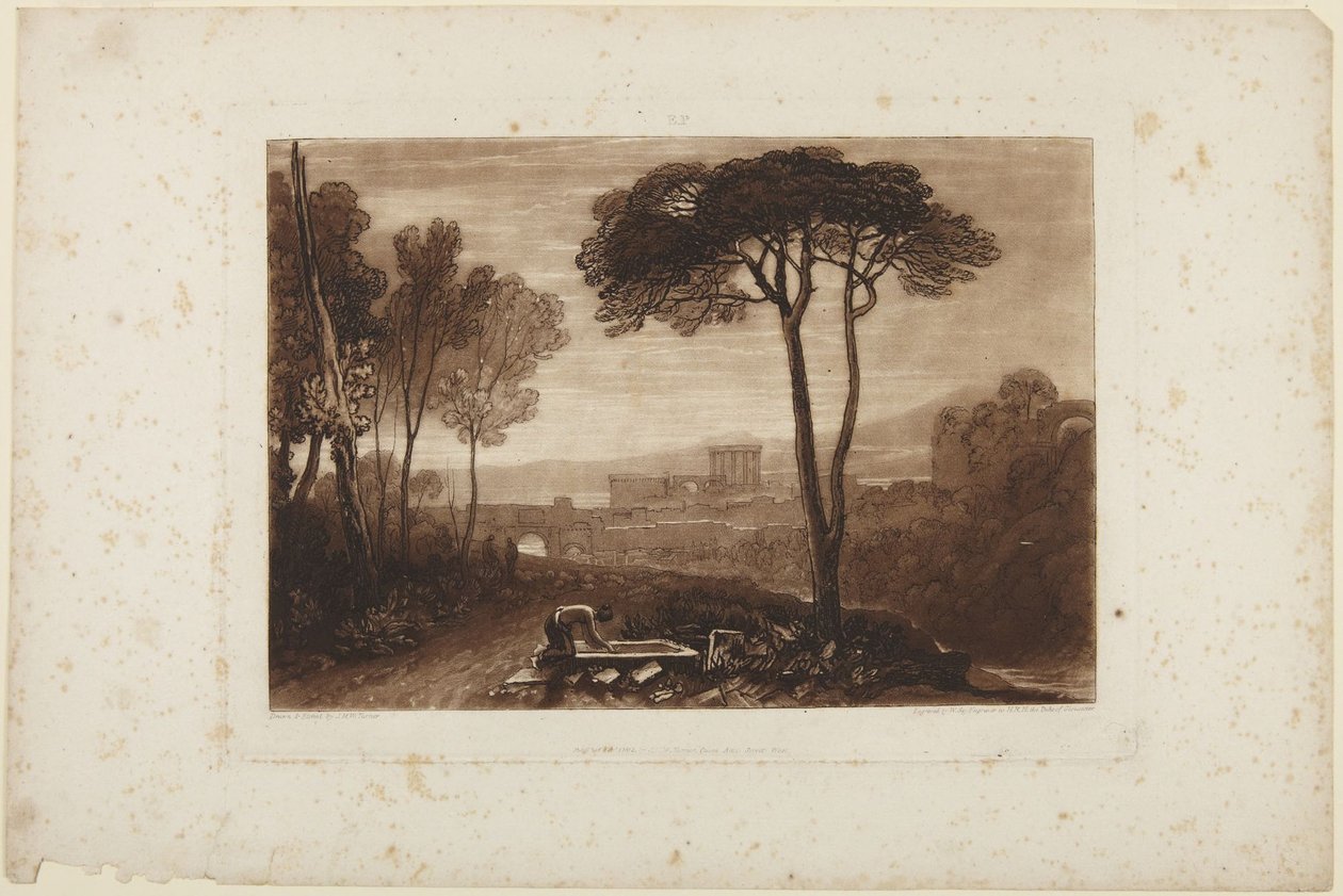 Scény z venkova od Joseph Mallord William Turner