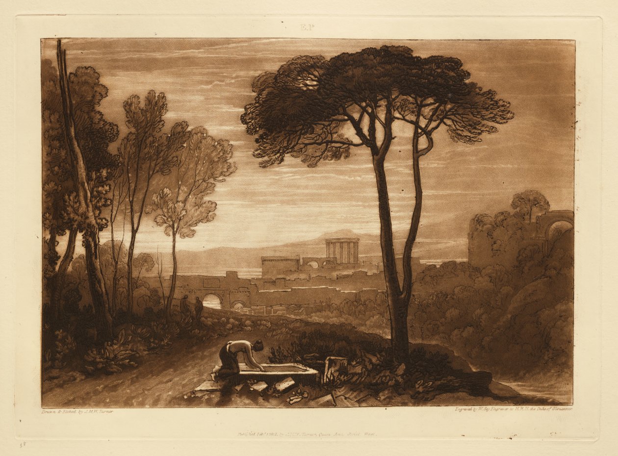 Scény z venkova od Joseph Mallord William Turner