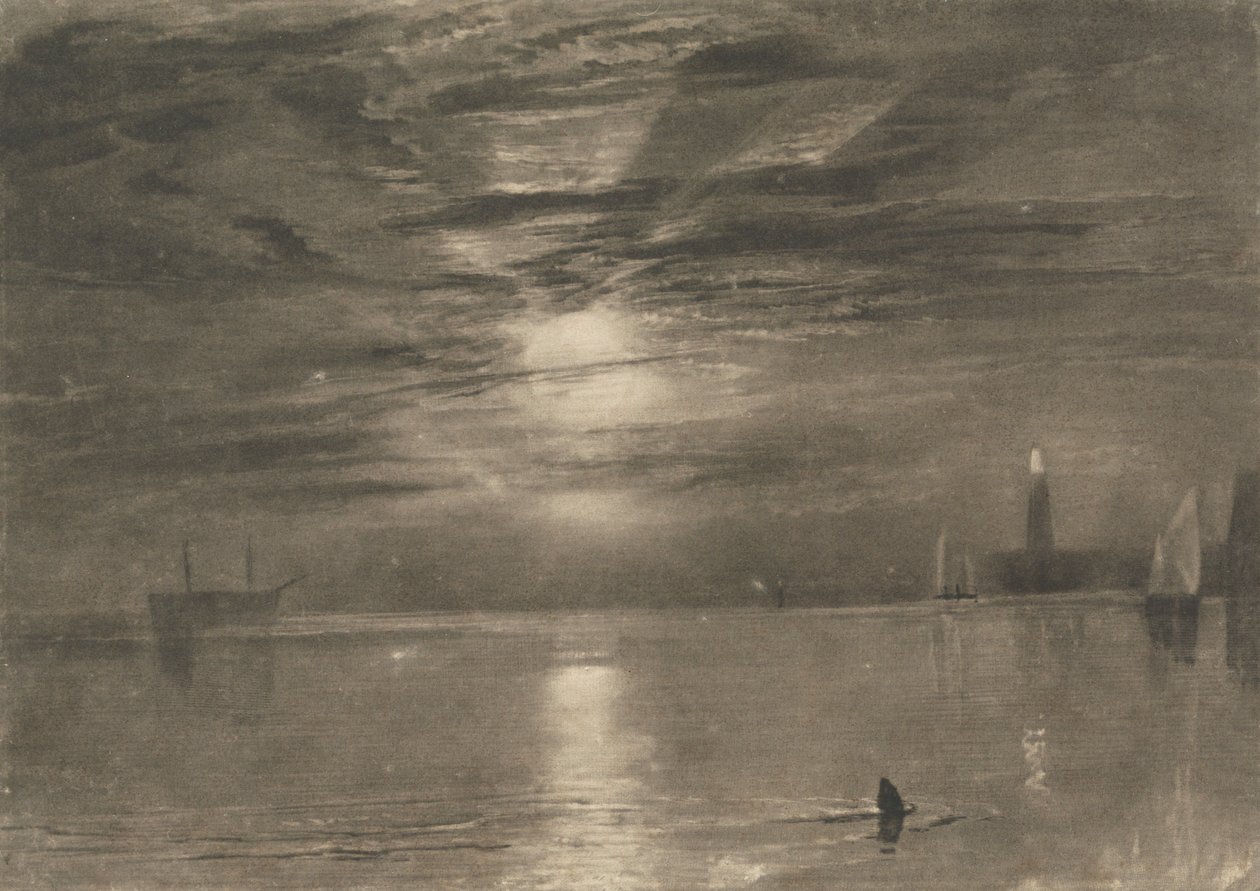 Maják v Shields od Joseph Mallord William Turner