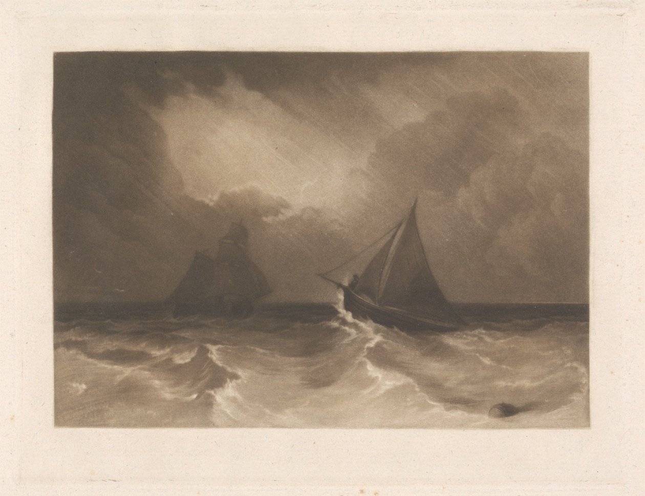 Loď a kutr od Joseph Mallord William Turner