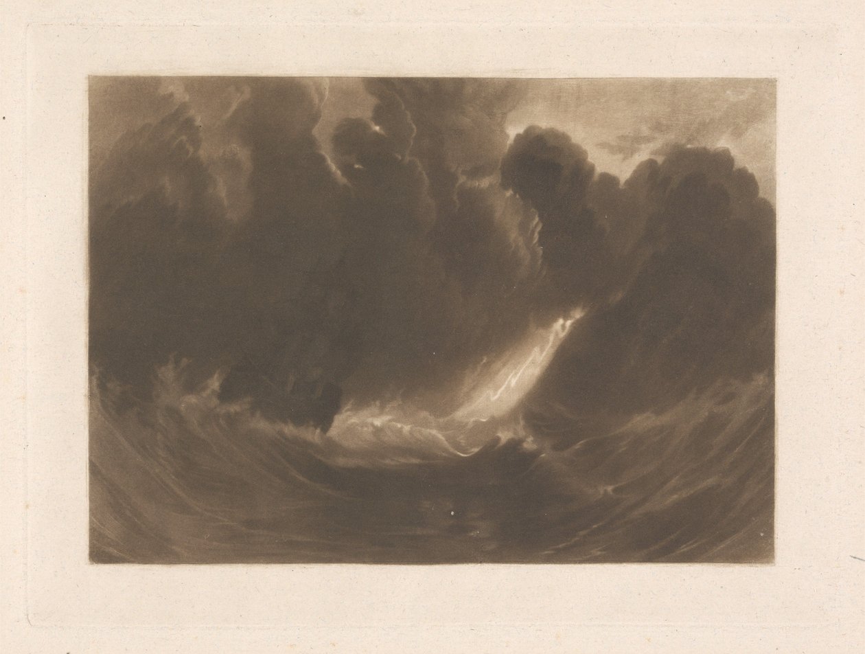 Loď v bouři od Joseph Mallord William Turner