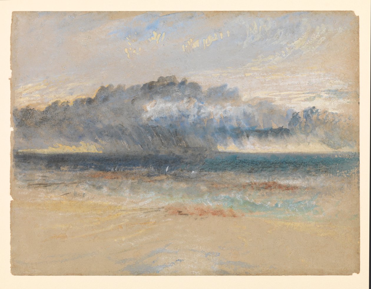 Bouře na Margate Sands, 1835 - 1840 cca od Joseph Mallord William Turner