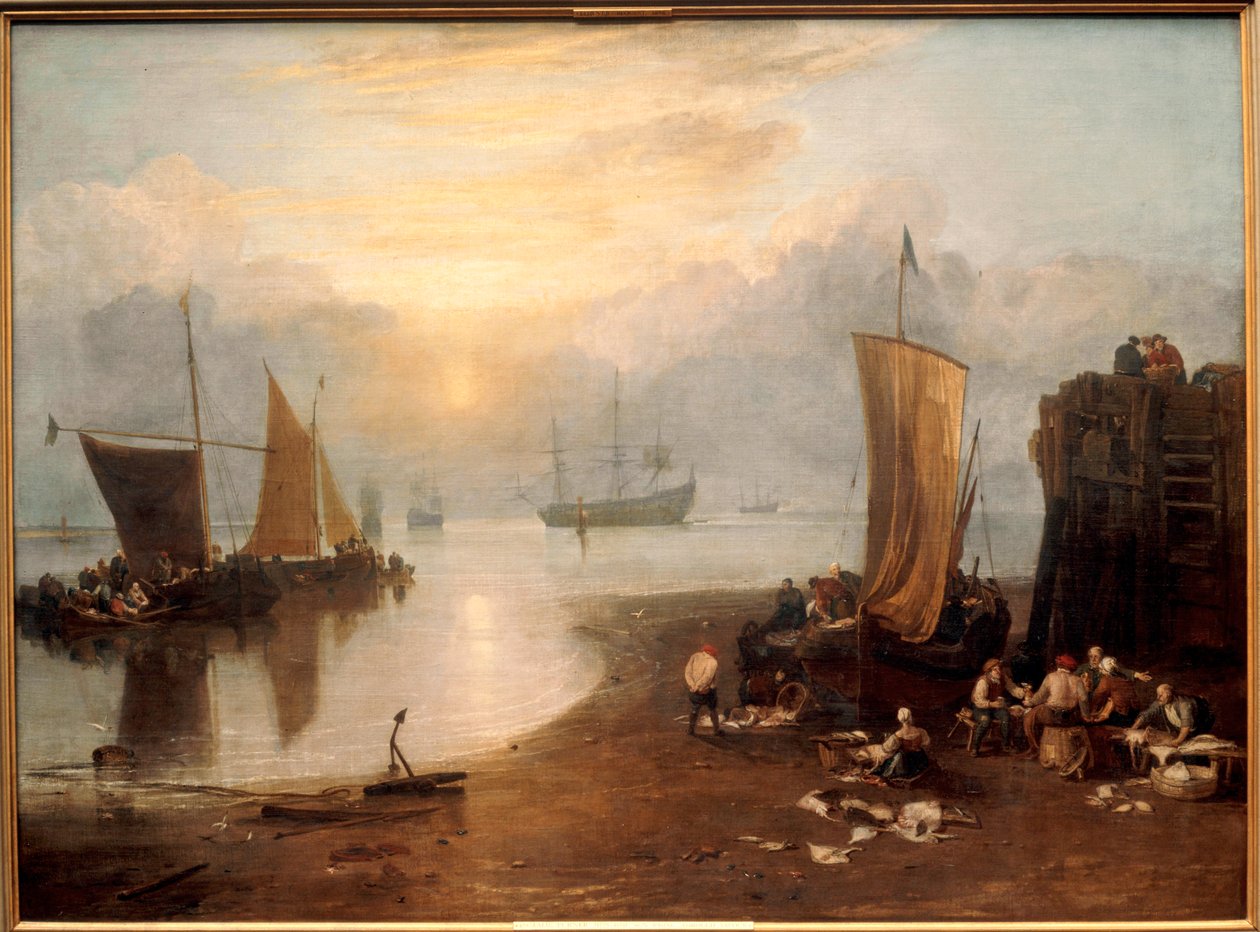 Slunce vycházející skrze páru: (malba na plátně) od Joseph Mallord William Turner
