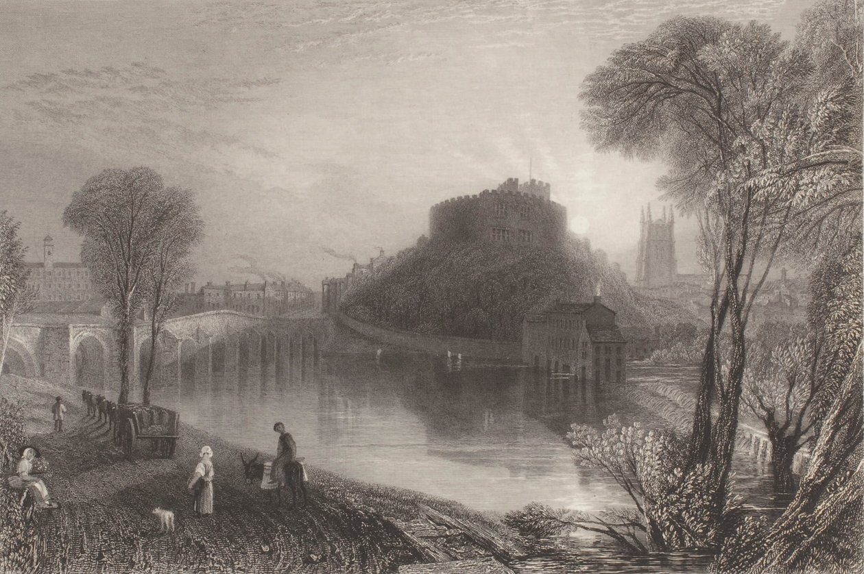 Hrad Tamworth, Staffordshire od Joseph Mallord William Turner