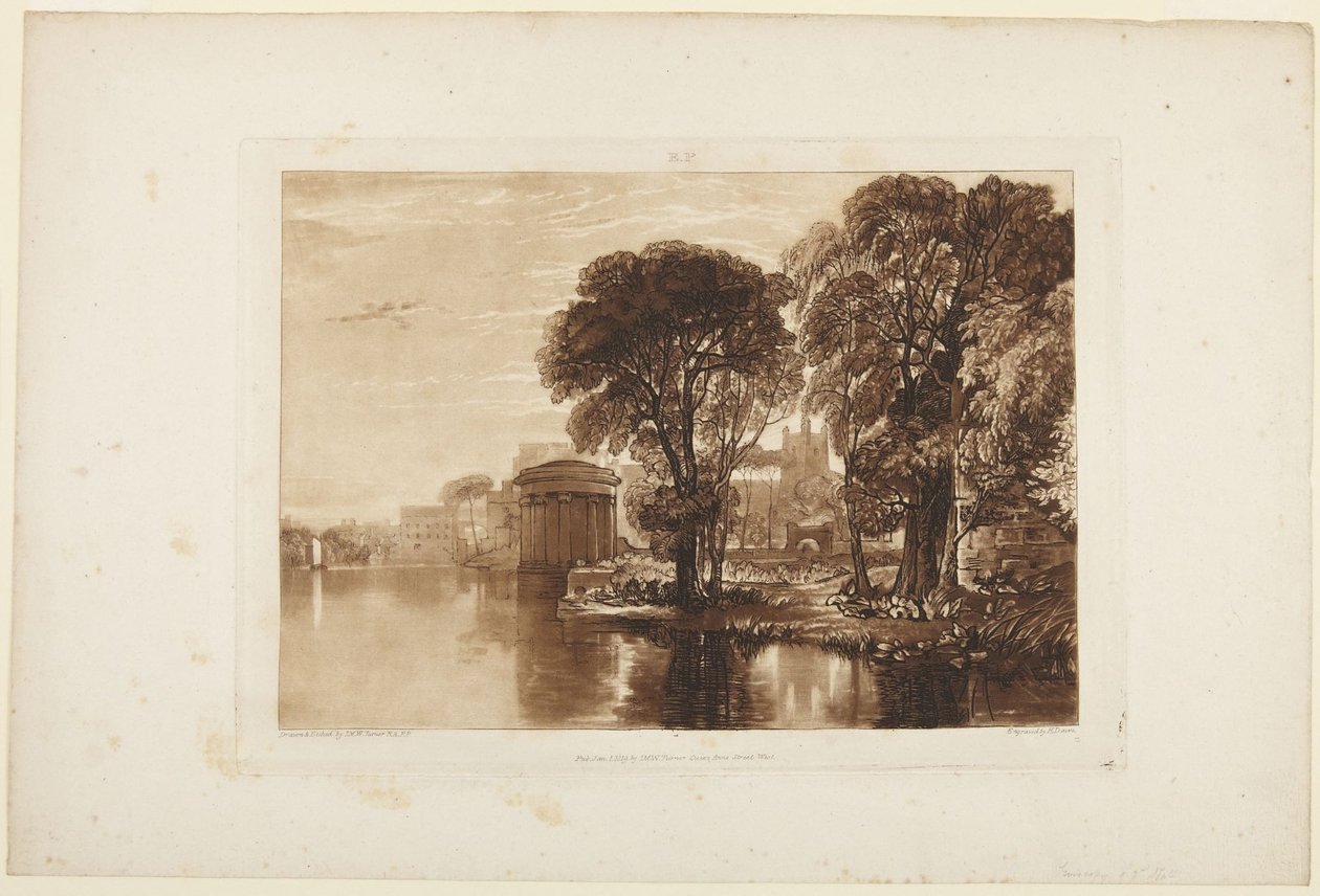 Výklenek, Isleworth od Joseph Mallord William Turner