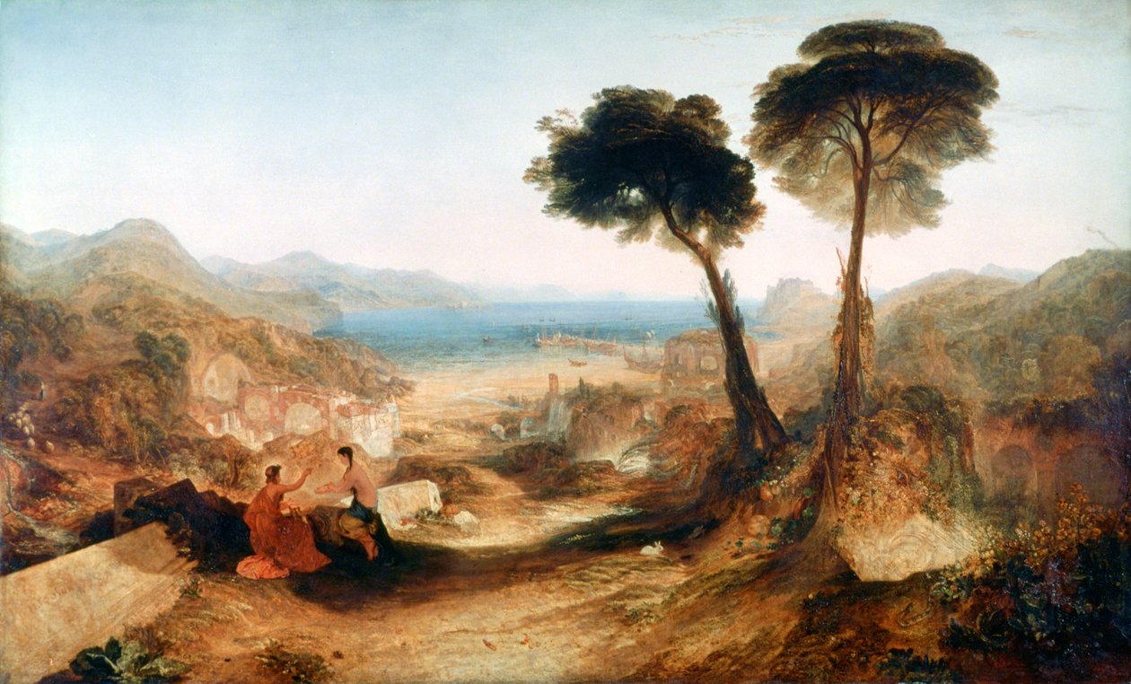 Zátoka Baiae, s Apollónem a Sibylou, c1823. od Joseph Mallord William Turner