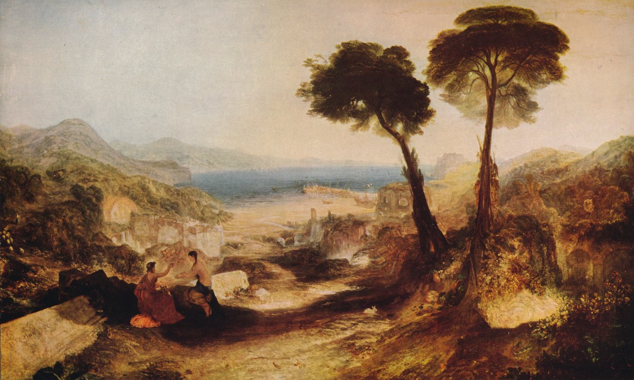 Zátoka Baiae, s Apollónem a Sibylou, c1823, c1915 od Joseph Mallord William Turner