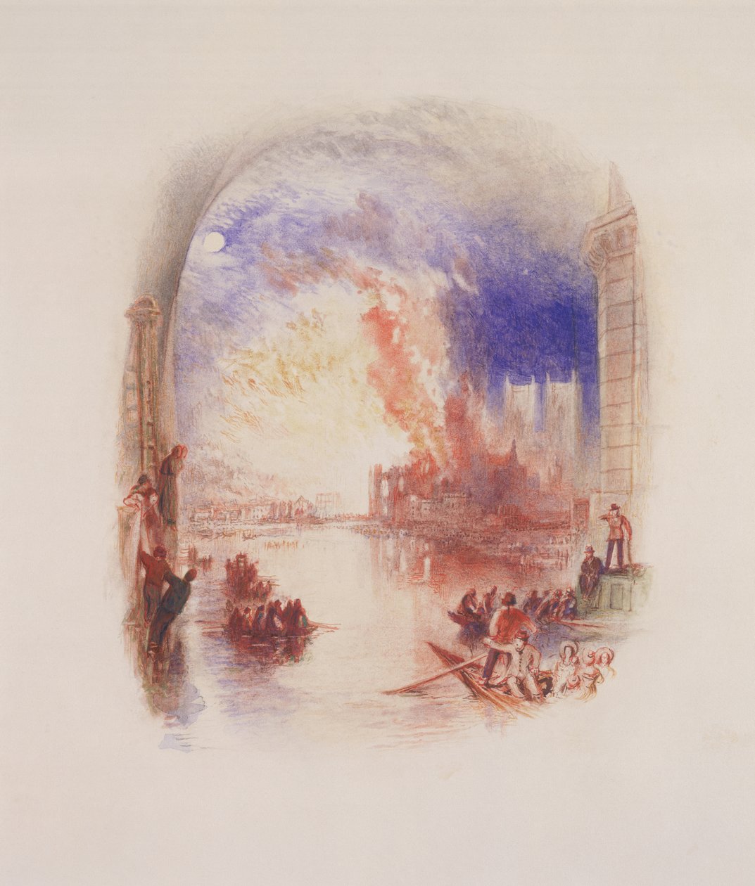 Vypalování sněmoven parlamentu od Joseph Mallord William Turner