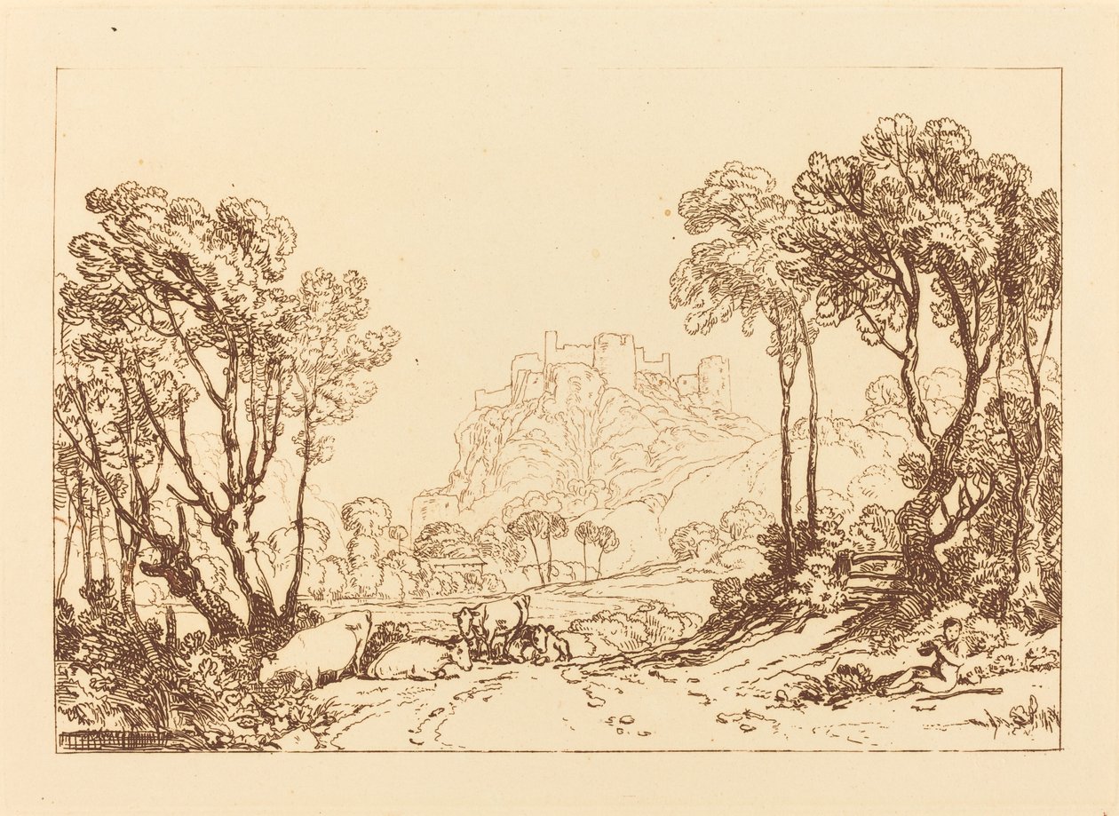Zámek nad loukami od Joseph Mallord William Turner