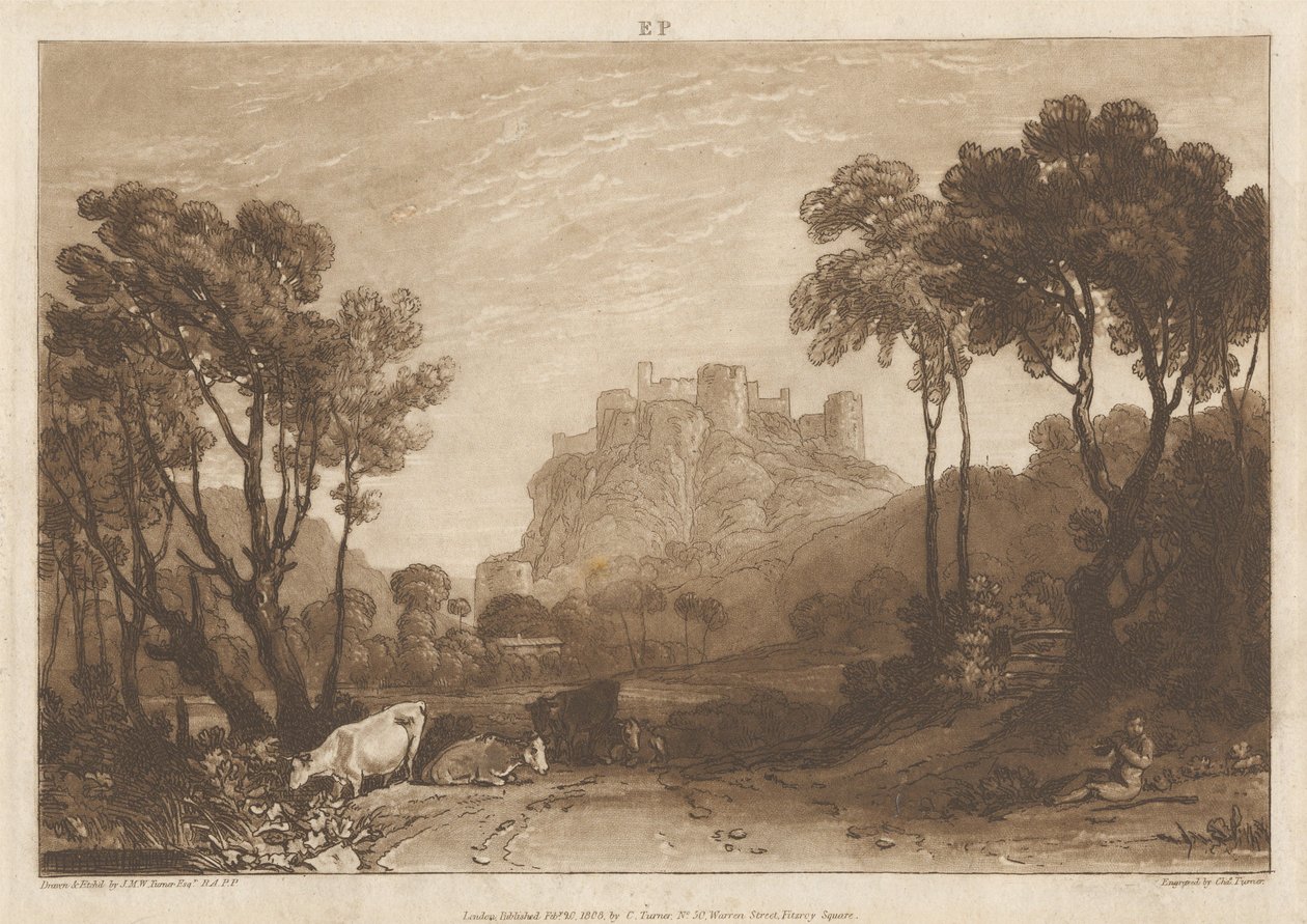Hrad nad loukami od Joseph Mallord William Turner