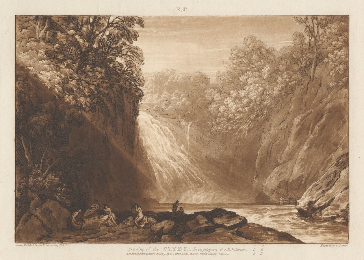 Kresba Clyde od Joseph Mallord William Turner