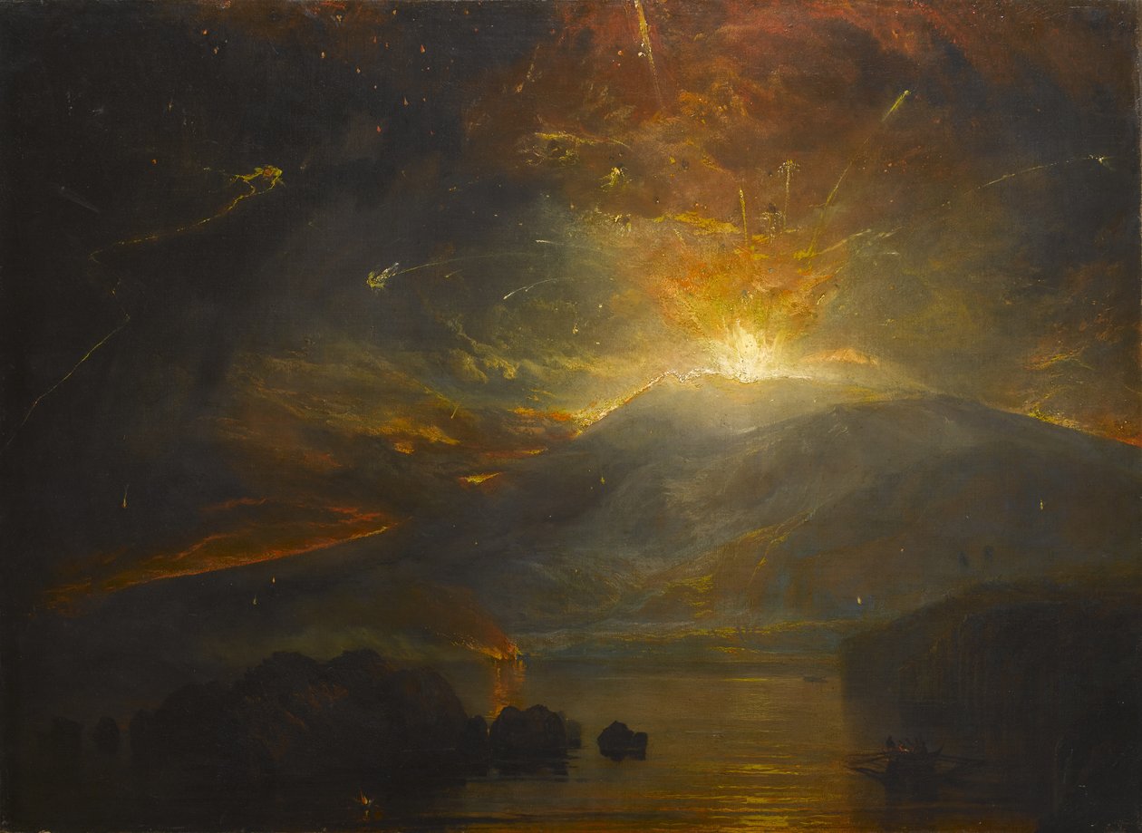 Erupce pohoří Soufriere na ostrově Svatý Vincent, 30. dubna 1812, 1815 od Joseph Mallord William Turner