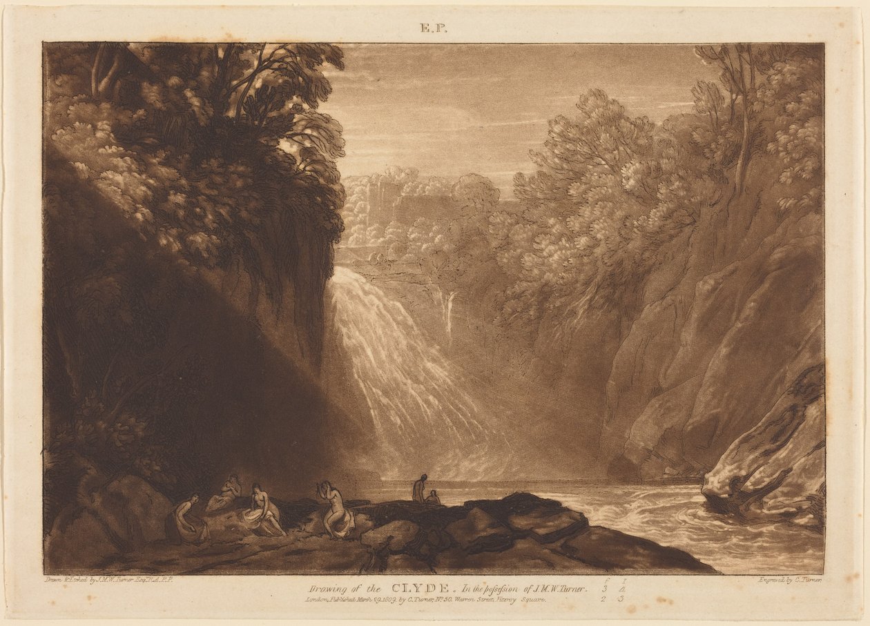 Pád Clyde od Joseph Mallord William Turner