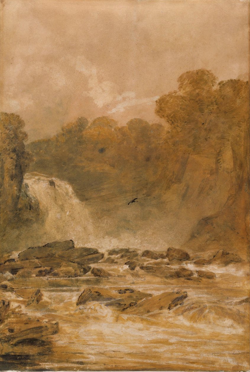 Vodopád na řece Clyde od Joseph Mallord William Turner