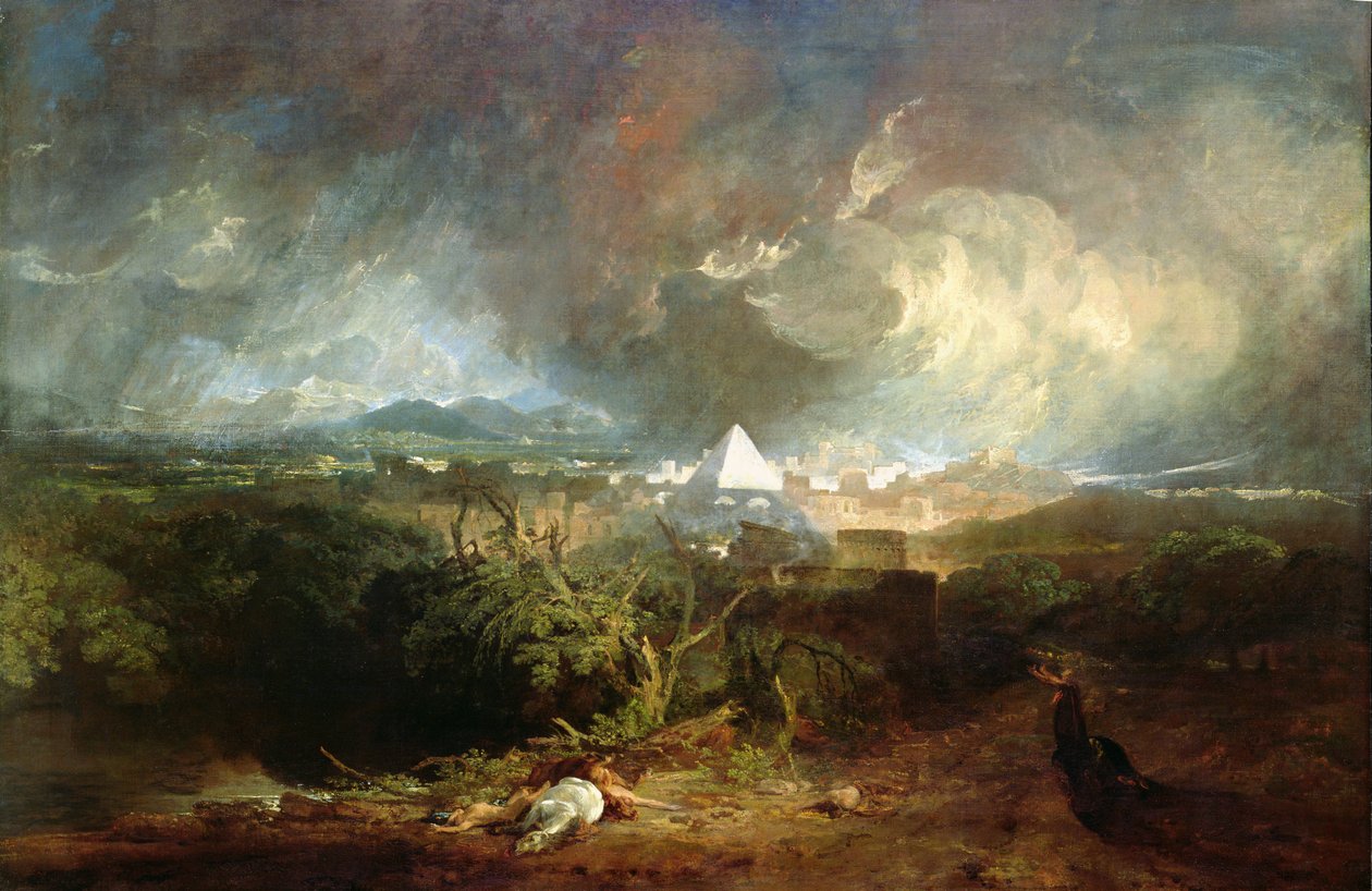 Pátá egyptská rána (olej na plátně) od Joseph Mallord William Turner