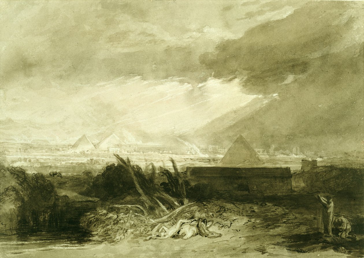 Pátá egyptská rána od Joseph Mallord William Turner