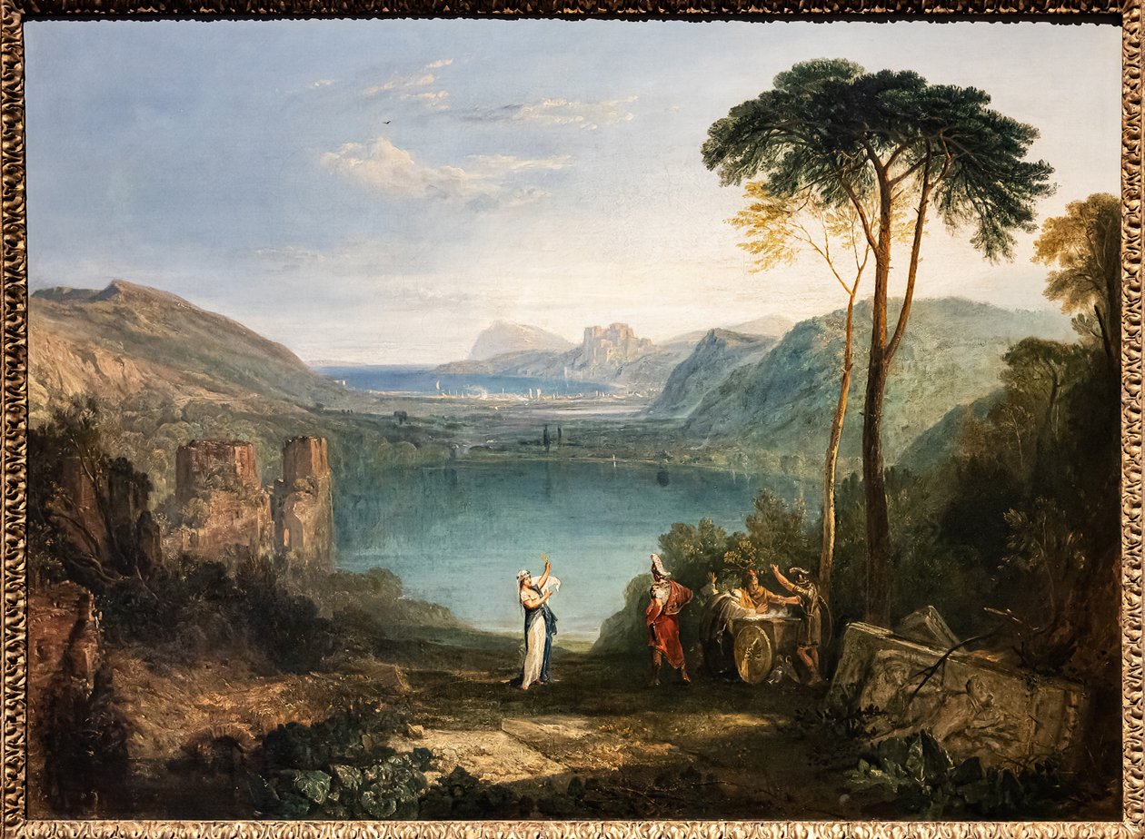 Avernské jezero, Aeneas, Kumejská Sybila od Joseph Mallord William Turner