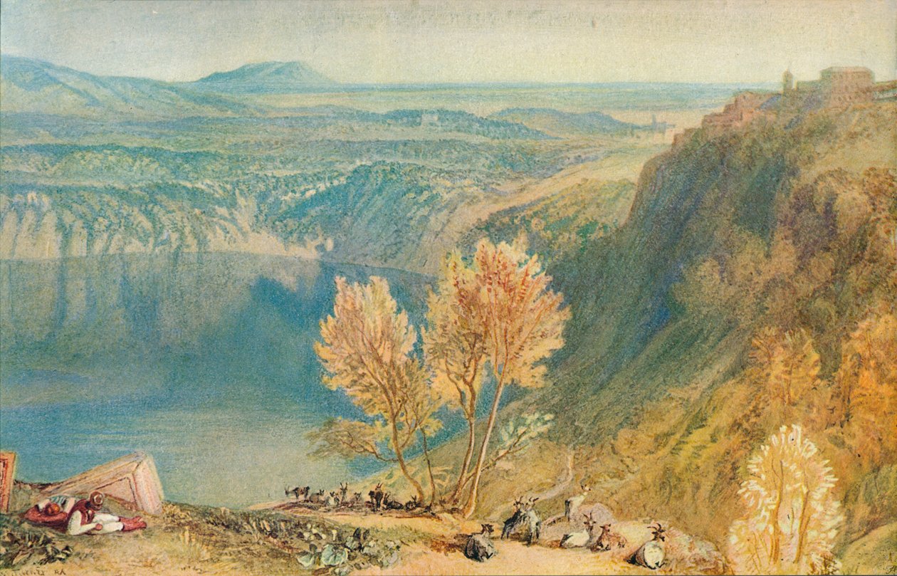 Jezero Nemi, 1909 od Joseph Mallord William Turner