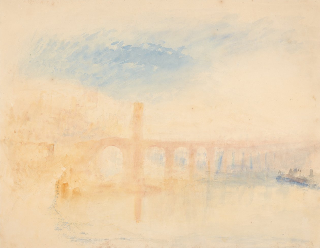 Moselský most v Koblenzi od Joseph Mallord William Turner