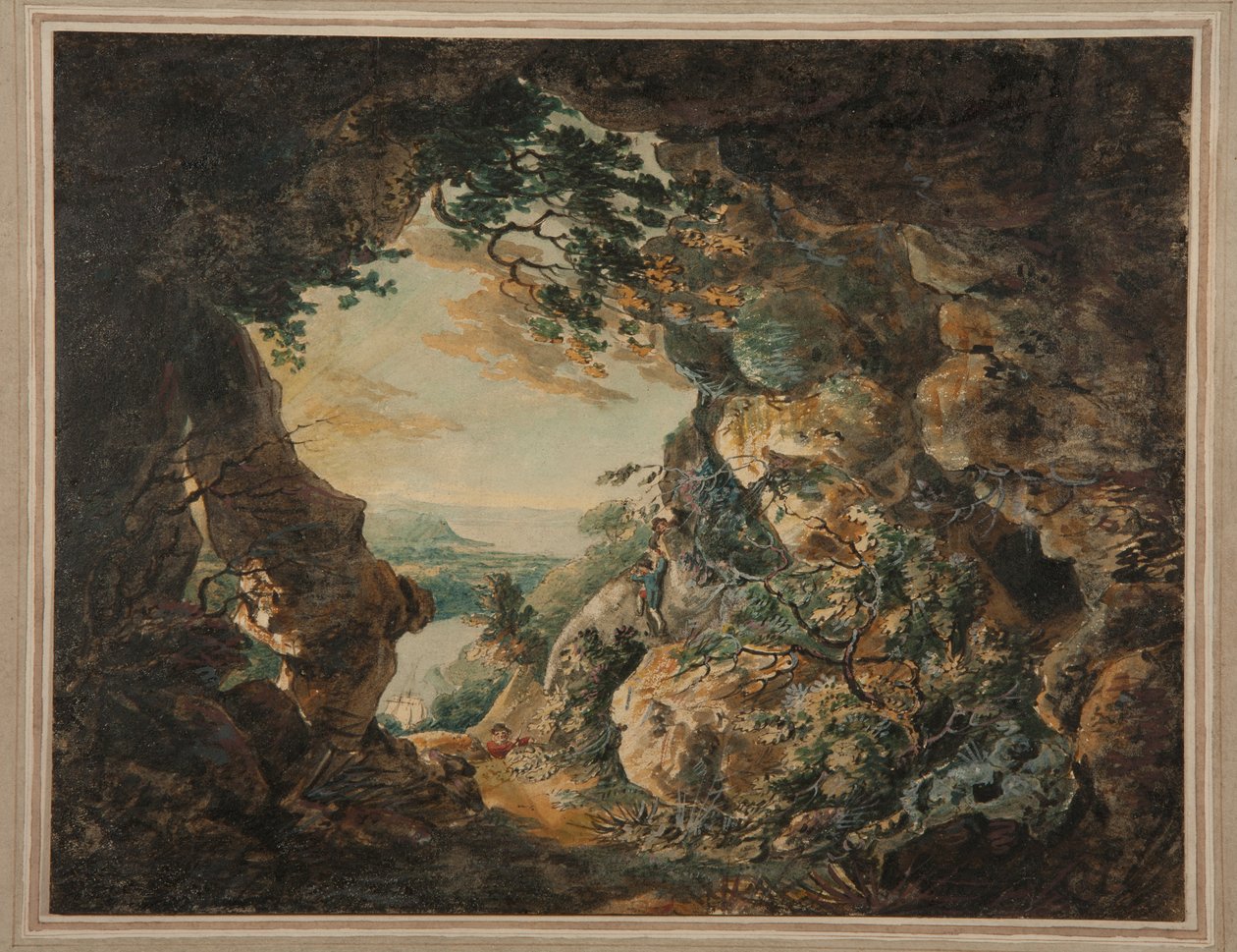 Mouth of the Avon, poblíž Bristolu, při pohledu z Cliffs pod Cliftonem od Joseph Mallord William Turner