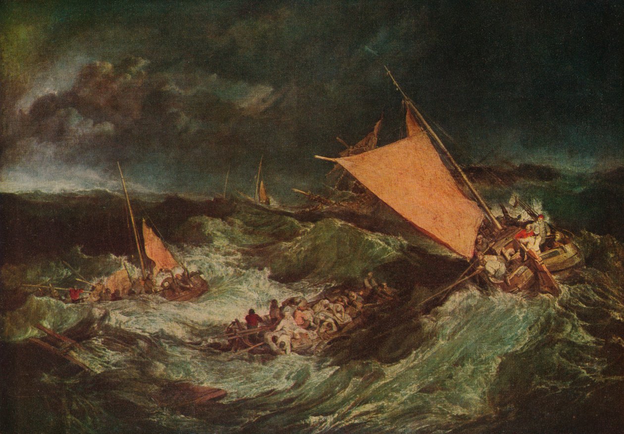 Vrak lodi, c1805 od Joseph Mallord William Turner