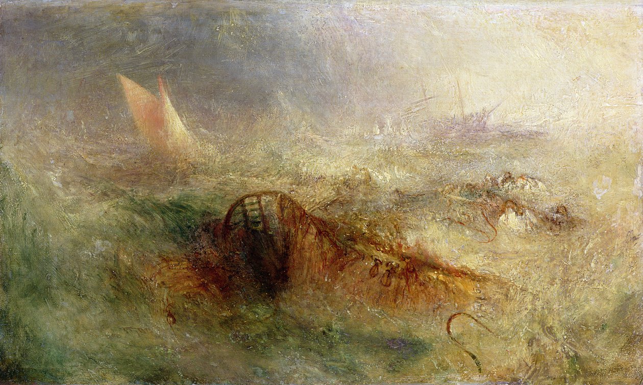 Bouře, asi 1840-45 (olej na plátně) od Joseph Mallord William Turner