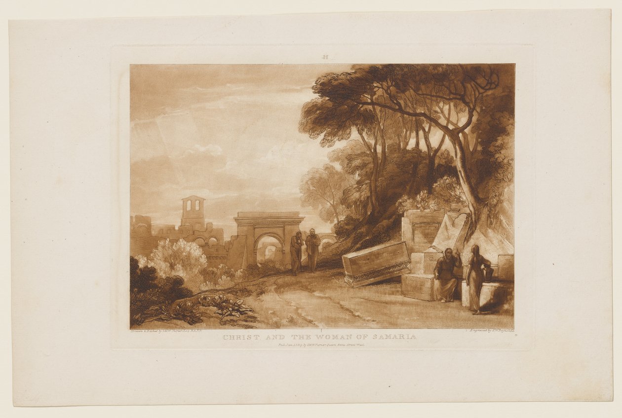 Samařská žena od Joseph Mallord William Turner