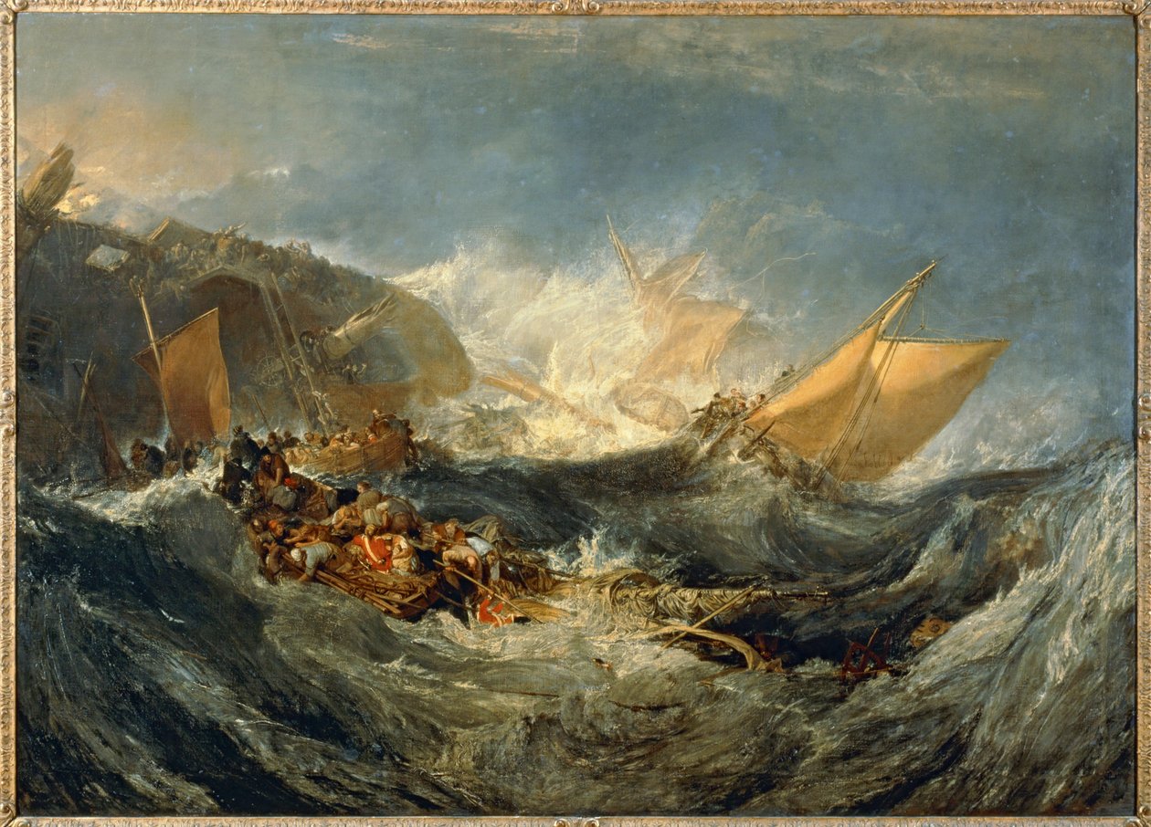 Vrak dopravní lodi ... (malba na plátně) od Joseph Mallord William Turner