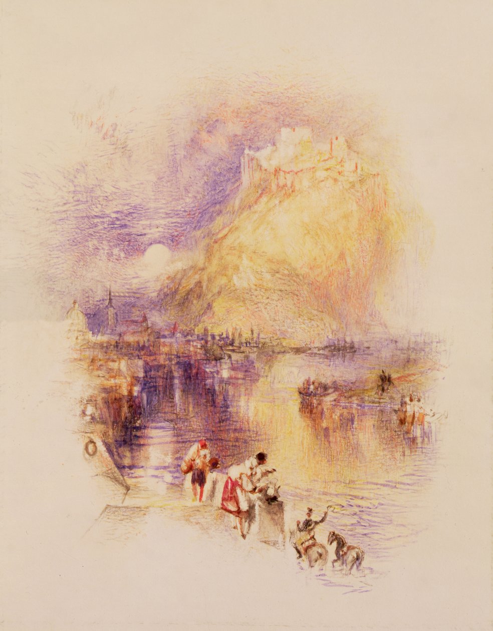 Bez názvu (barevná tužka na papíře) od Joseph Mallord William Turner
