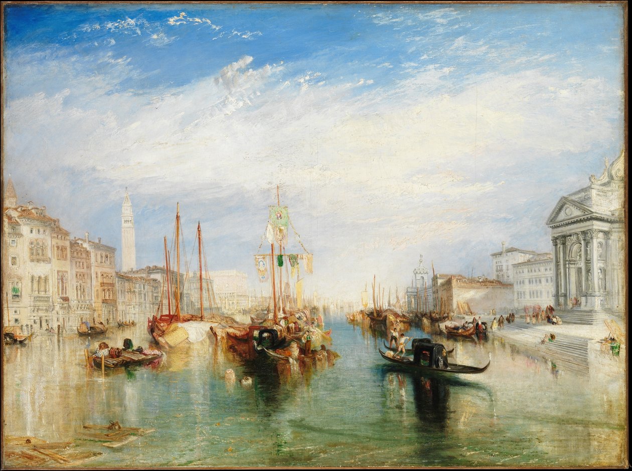 Benátky, z předsíně kostela Madonna della Salute od Joseph Mallord William Turner