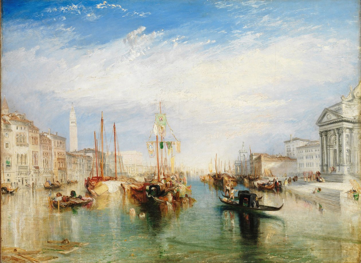 Benátky, z verandy Madonna della Salute, kolem roku 1835 (olej na plátně) od Joseph Mallord William Turner
