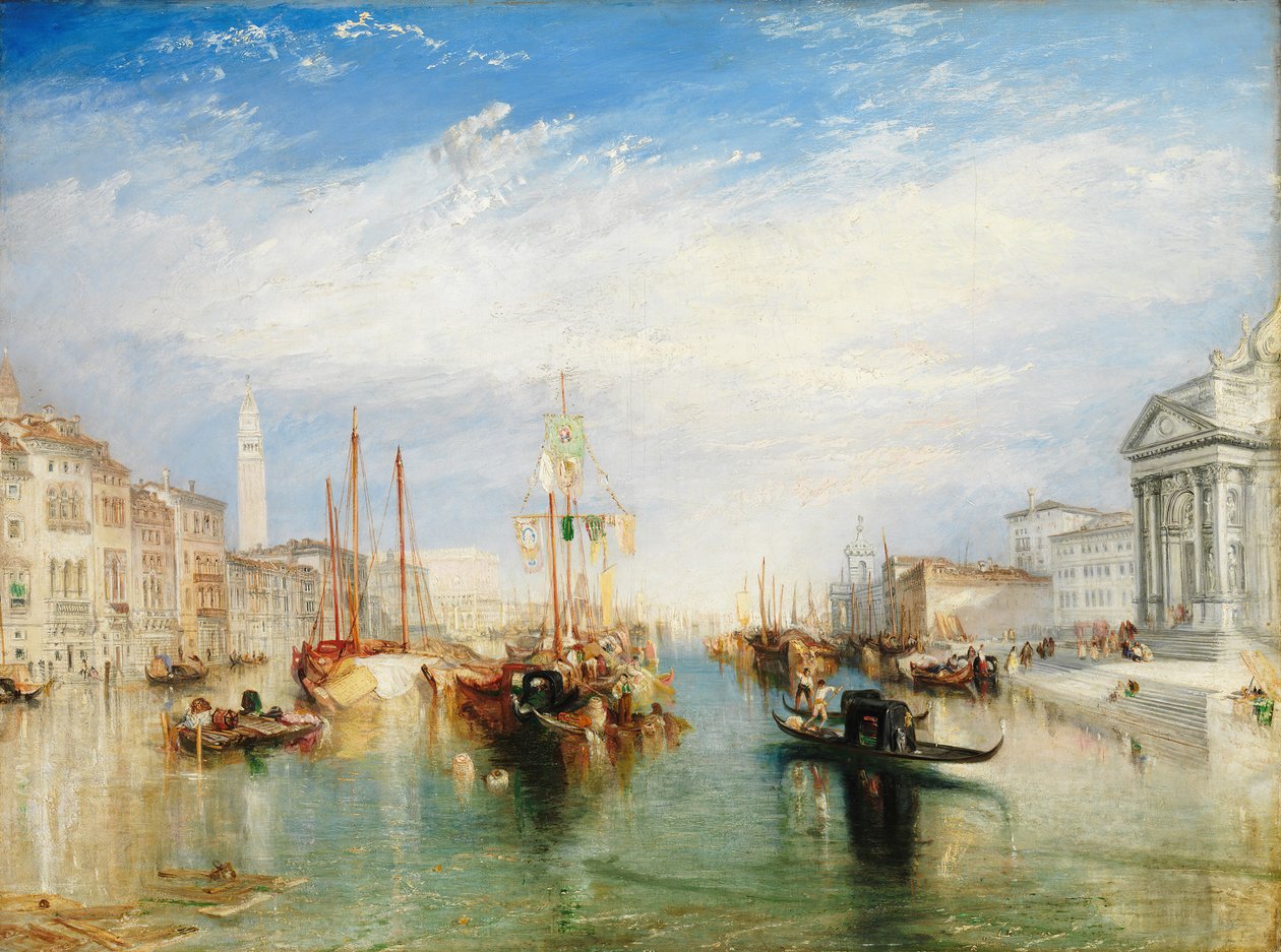 Benátky, od verandy Madonna della Salute, ca. 1835. od Joseph Mallord William Turner