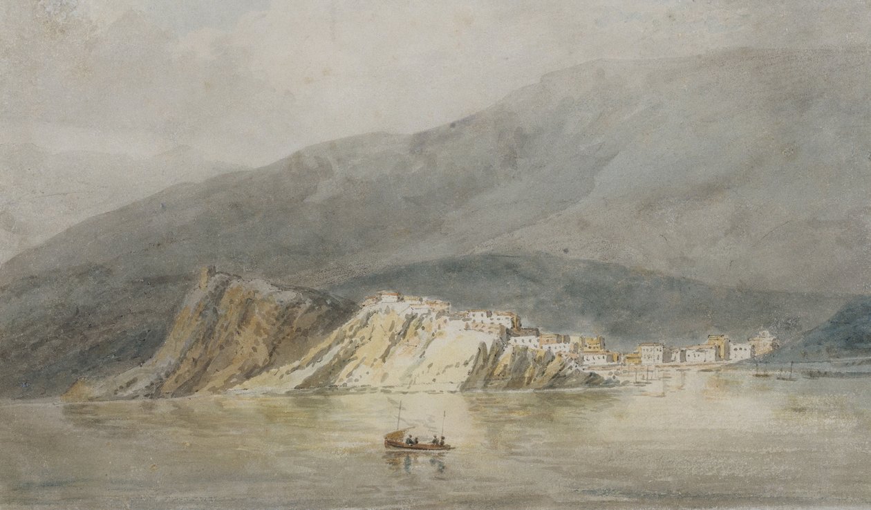 Pohled na Sestri di Levante, Janov, c.1794-95 od Joseph Mallord William Turner