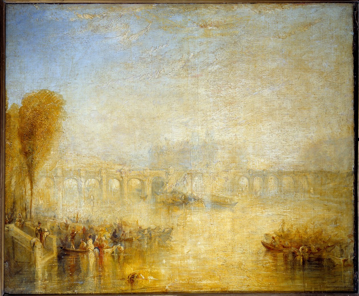 Pohled na Pont Neuf v Paříži v roce 1819 Obraz od Josepha Williama Turnera (1775-1851) od Joseph Mallord William Turner
