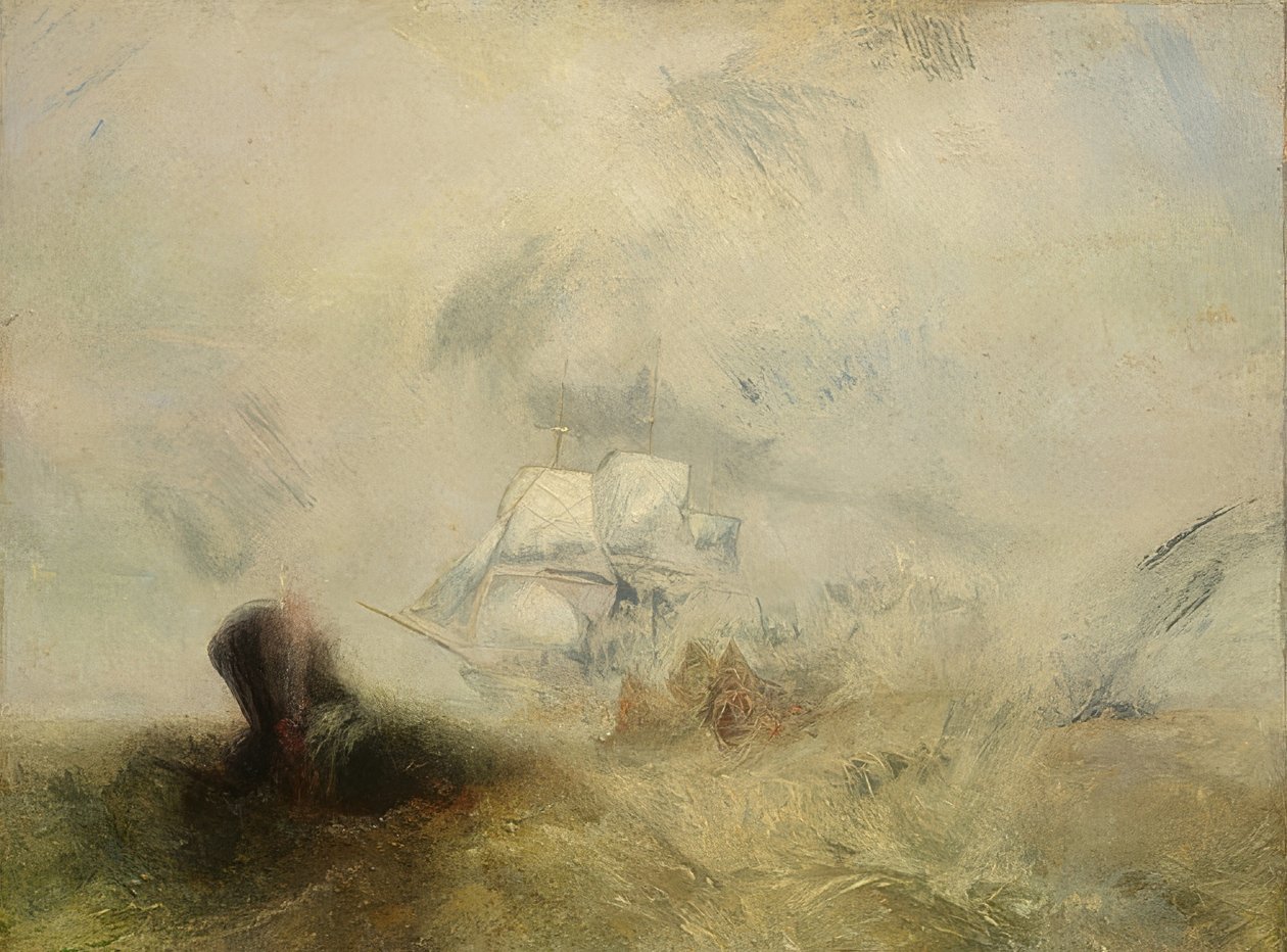 Walfänger. v roce 1845 od Joseph Mallord William Turner