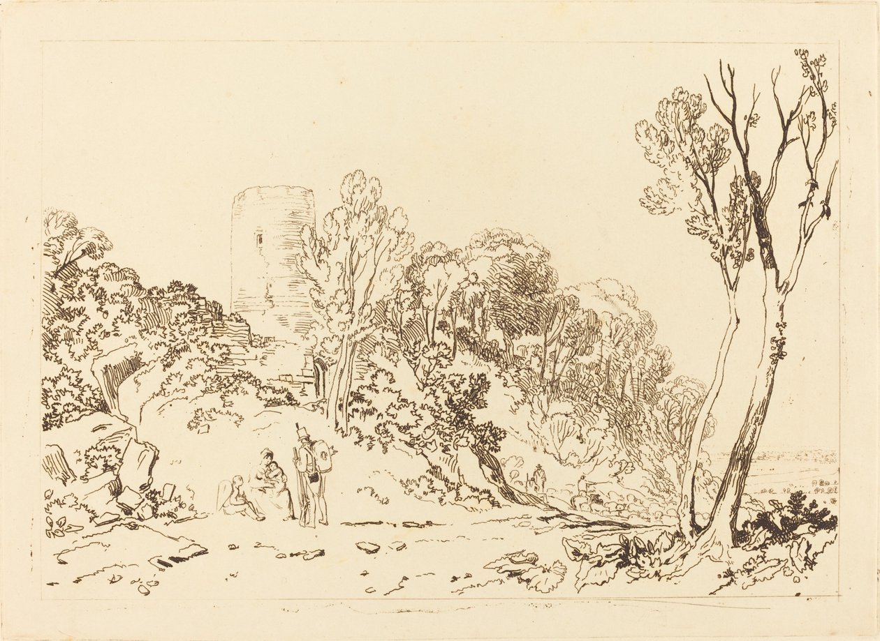 Winchelsea, Sussex od Joseph Mallord William Turner