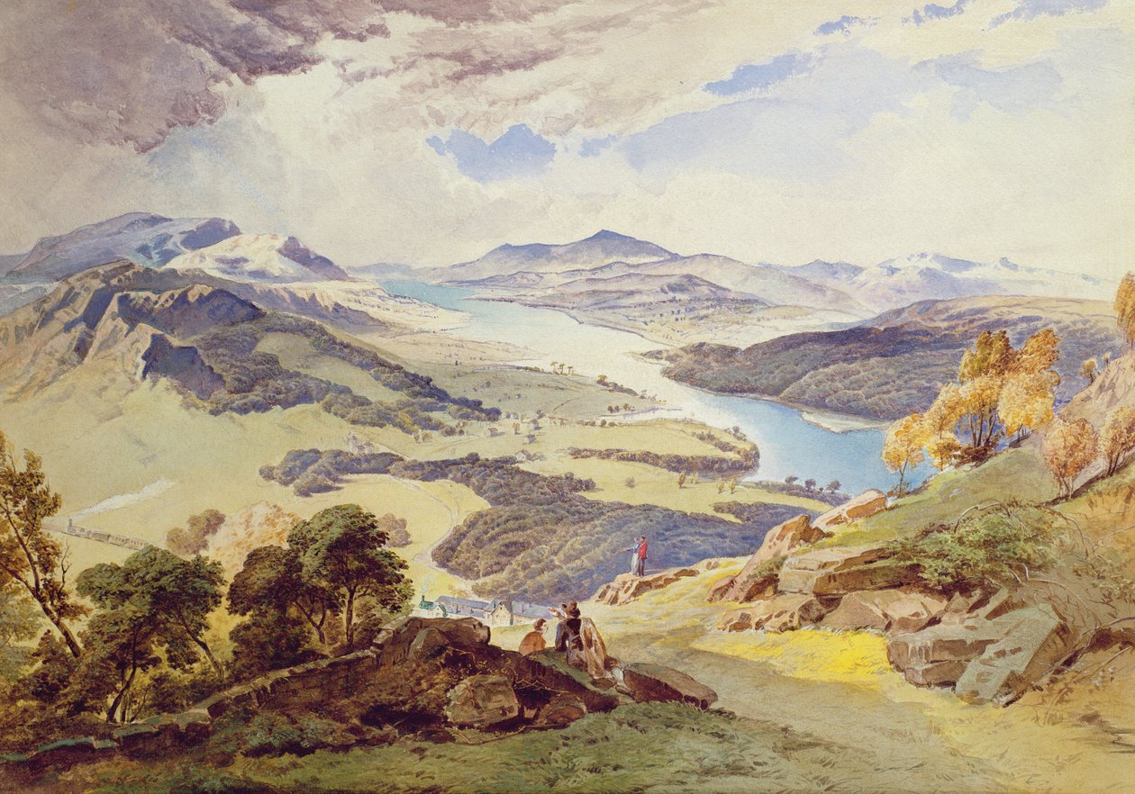 Windermere od Ormot Head od Joseph Mallord William Turner