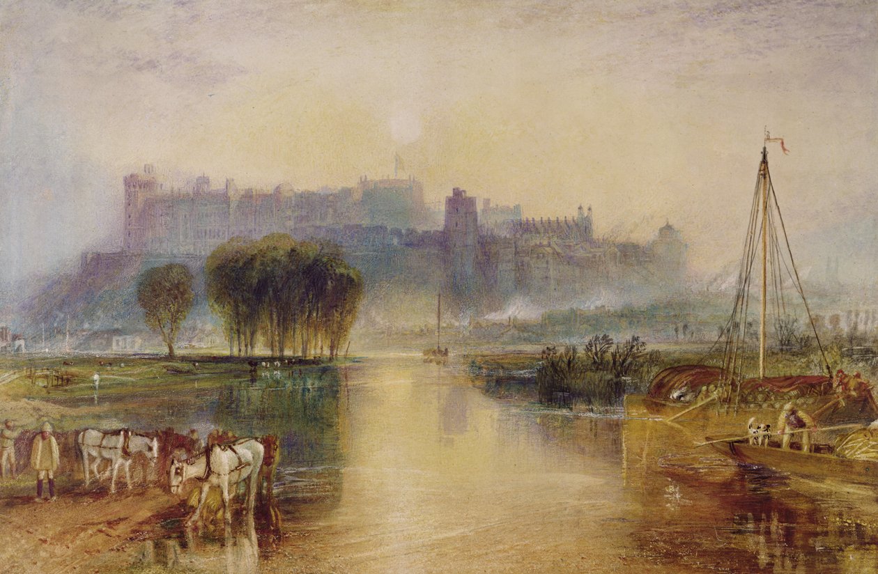 Hrad Windsor, kolem roku 1829 od Joseph Mallord William Turner